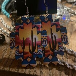 Cactus earings